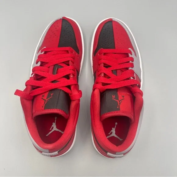 New Nike Air Jordan 1 Low SE Gym Red/Black/White/Cement Grey #Women's - Picture 7 of 16